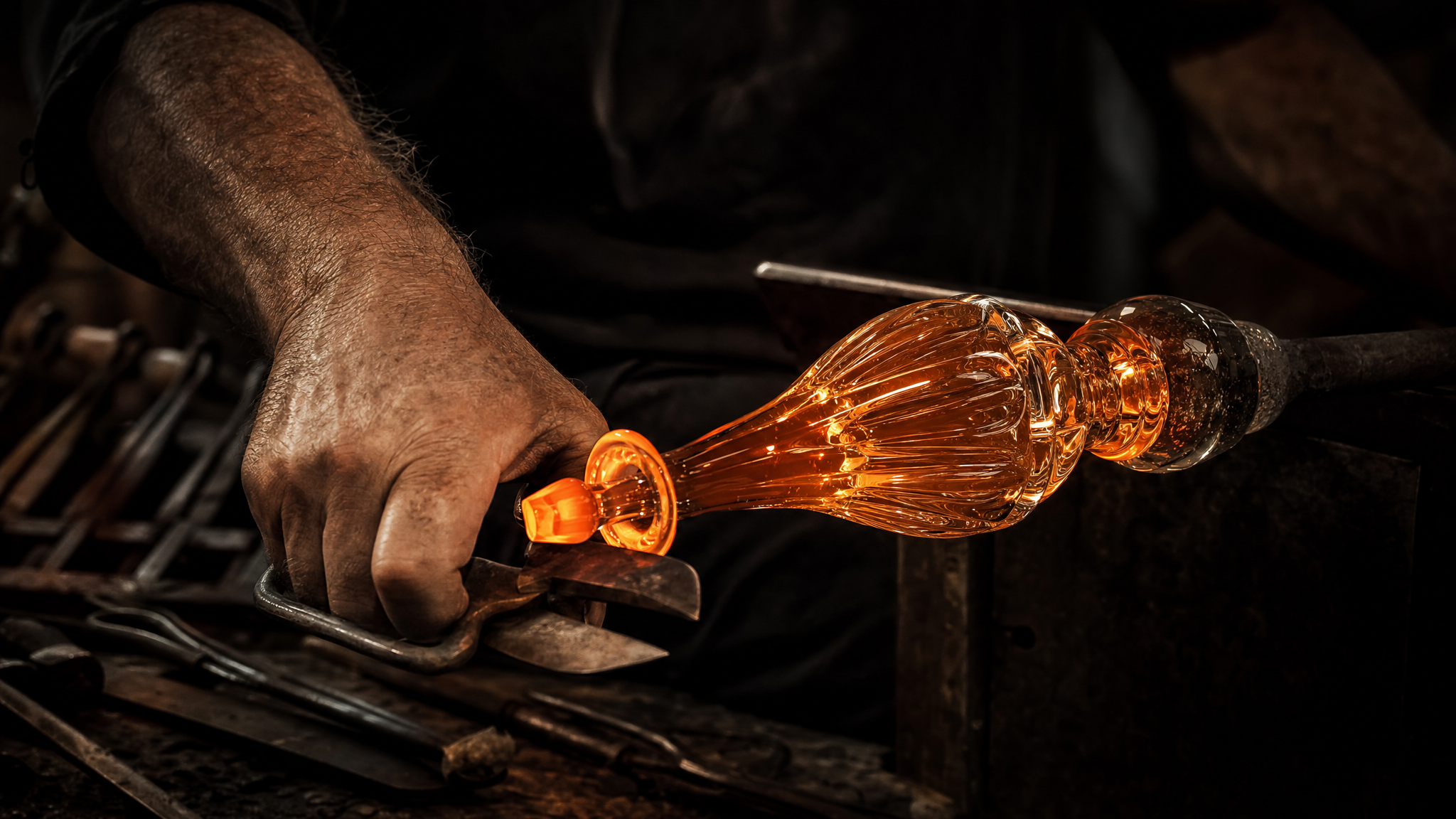 Glass in Kiln